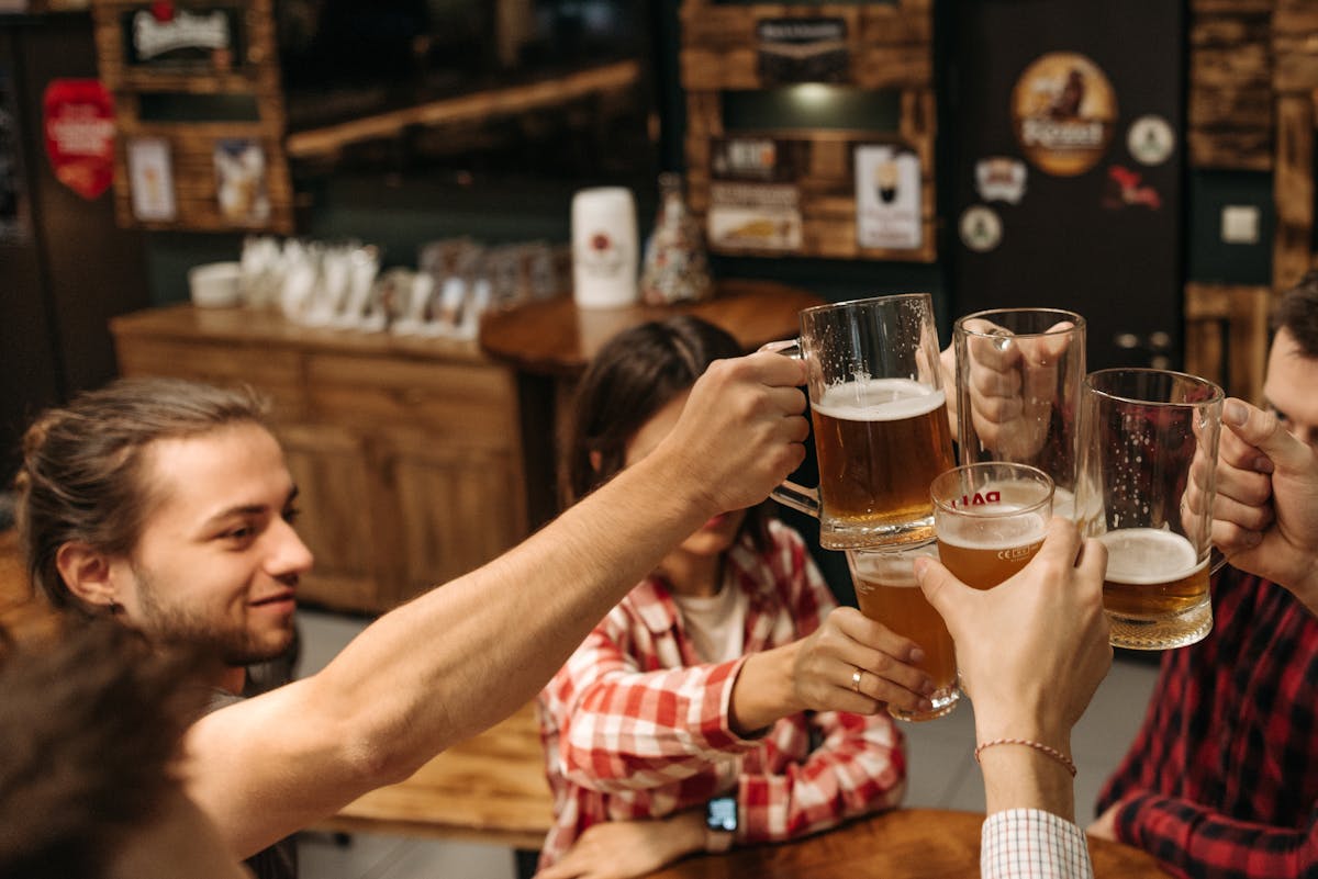 Barcelona's after-dark culture pub crawl experience with groups enjoying streets and bars
