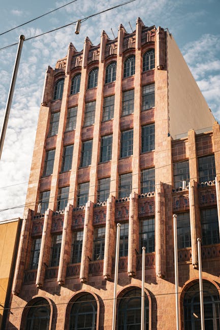 An ornate art deco facade representing modernist Barcelona architecture